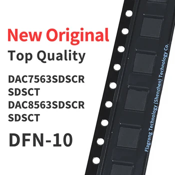 1 KS DAC7563SDSCR/SDSCT DAC8563SDSCR/SDSCT Package QFN-10 Čipu IC Nový, Originálny