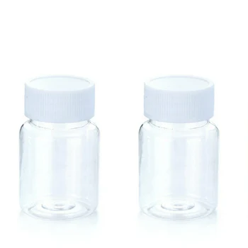 100KS 20ml 0.68 oz Priehľadná PET Malé Skrutkovací uzáver Fľaše Plastové Fľaše Pilulku Fľaše, Jasné Kapsule Fľaša-- Hliníkovej Fólie Tesnenie
