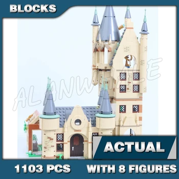 1103pcs Čarovný Svet Čarodejníkov Školy Hrad Astronómie Veža 11573 Model Stavebné Bloky, Hračky Kompatibilný S Tehly