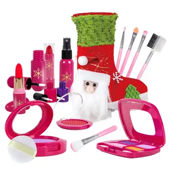 16 Ks Simulácia Make-Up Hračka Kit Predstierať, Že Make-Up Set Vianočných Princess Make-Up Play Dom Kozmetické Box Na Hračky Nastaviť Hračky Pre Dievčatá