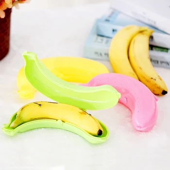 1Pcs Banán Chránič Kontajner Box Držiteľ Prípade Potravín Obed Ovocie Úložný Box pre OutdoorTravel Roztomilý Banán Prípade Skladovania