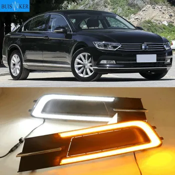 2 ks Pre Volkswagen VW Magotan 2017-2019 LED DRL Pre Magotan led hmlové svetlá pre denné beží svetlo