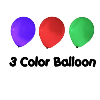 3 Farby Balón Diaľkové Ovládanie Magické Triky, Zmena Farby Balón Magia Kúzelník Fáze Ilúzie Trik Rekvizity Elementary Meditation Zábava