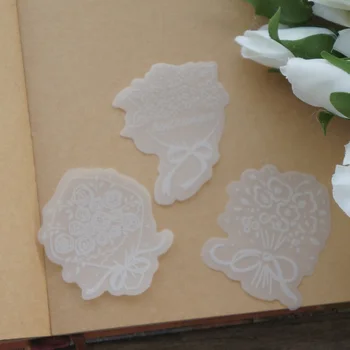 30pcs DIY Biely Papier Veľa Kvetov Dizajn Papiera Ako Kreatívne Plavidlá Papier Pozadí Scrapbooking DIY Použitie