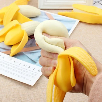 4.5*14.5 CM Banán Rozmliaždeniu Hračky Squeeze Relaxačná Novinka Hračka odbúranie Stresu Odvzdušnenie Srandu, Dekompresný Zábavné Hračky