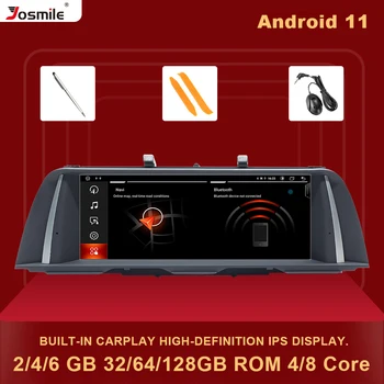 6GB Android 11 Auta Multimediálny Prehrávač Pre BMW Série 5 F10 F11 2010-2016 CIC NBT Rádio GPS Navigácie F10 Stereo Hlava DSP Jednotka