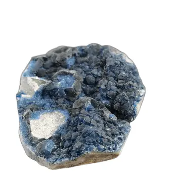 85.0 gFurniture dekorácie z prírodných Vnútorné Mongolsko mora blue fluorite minerálne vzor