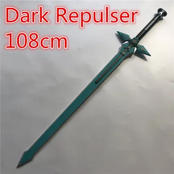 Asuna 1:1 Zbraň SAO Veľký Meč Tmavé Repulser Cosplay Meč Elucidator Sword Art Online Model PU Darček Hračka 109cm