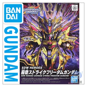 Bandai SD Gundam Sveta Hrdinov 14 Qiongqi Štrajk slobody Gundam Montáž Model Anime Akčné Figúrky, Bábiky, Hračky Zbierať Ozdoby