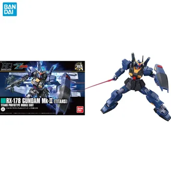 Bandai Skutočné Gundam Model Auta Anime HGUC 1/144 RX-178 Gundam Mark-ⅱ Akcie Obrázok Zostaviť Zbierku Hračiek pre Deti