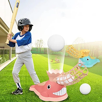 Baseball Pitching Stroj Hračky pre Dieťa Automatické Baseball Stroj Prípravy Vzdelávania Aktívne Outdoorové Športové Hry Detí Vianočný Darček