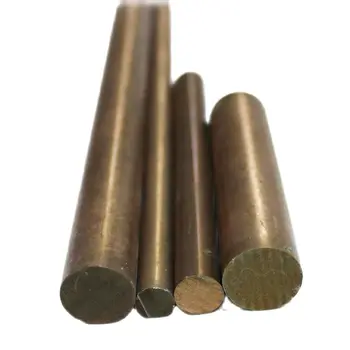 Berýlium Bronz Prúty Bary C17200 Zliatiny, 5 mm 6 mm 8 mm 10 mm 12 mm 14 mm 15 mm 16 mm 18 mm 20 mm 25 mm 30 mm