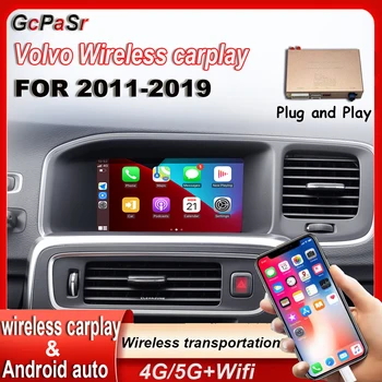 Bezdrôtové Apple Carplay volvo Android Auto rozhranie Dekodér Pre volvo (2011-2019）XC60 S60 V40 V60 S80 XC70 C5 volvo Carplay 4.9
