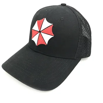 Biohazard Umbrella Corporation Logo Anime Black Snapback Klobúk Cosplay Baseball Cap