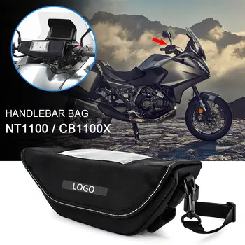 Black Motocyklové Príslušenstvo taška na Riadidlá Pre HONDA NT1100 CB1100X NT CB 1100 1100 X Vodotesný Vak Skladovanie Cestovné Tool bag