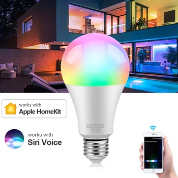 Bluetooth/Pekná/Apple Homekit Siri Hlas Inteligentné Lampy WIFI LED Žiarovky Smart Home Dom Ovládanie Pre Alexa Echo Asistent Google