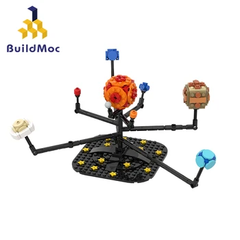 Buildmoc Creative Expert Priestor Vesmíru 8 Planét Stavebné Kamene, Tehly Mini Nápad Zostaviť Model Vzdelávacie Hračky Pre Deti Darček