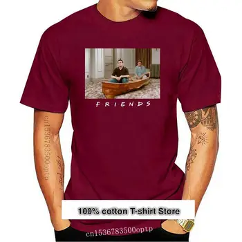 Camiseta con estampado neformálne de alta calidad para hombre, camisa masculina con estampado de barco, con diseño de los Amigos