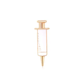 Cezhraničný predaj módnych kreslená postavička lekárske striekačky corsage pin joker drip brošňa továreň na priamy predaj