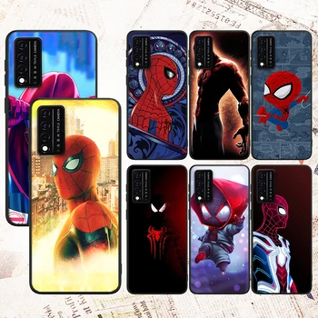 Cool Marvel Spiderman Umenie Pre T-Mobile REVVL V+ 5G 4 REVVL / Plus 5G 4+ Čierna Telefón Prípade Shockproof Mäkké Silikónové Krytie Capa