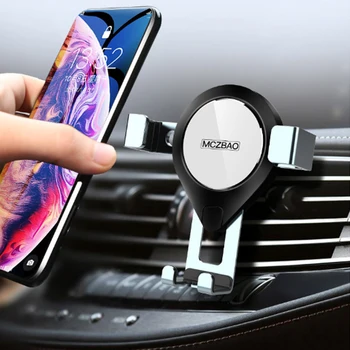 Dropship Automobilový zliatiny mobilný telefón držiak pre iphone 11 odvzdušňovací snap-on GPS navigácie podporný rám prísavky typ