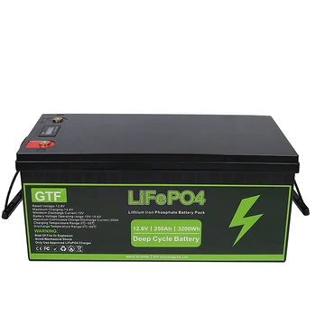 GTF 250Ah LiFePO4 Batérie 12.8 V Lítium-Napájanie Batérie 3200 WH Pre RV Táborníci Golf Cart Off-Road Off-grid slnečný Vietor