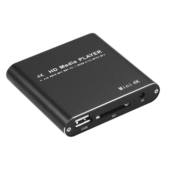 HD Multimediálny Prehrávač Full HD 1080P USB Externý Prehrávač Médií S SD kartu TV Box Podpora MKV H. 264 RMVB WMV(EÚ Zástrčky)