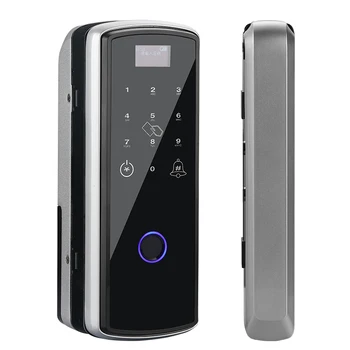 Inteligentné sklo zámok Wifi Diaľkové Ovládanie Tuya aplikácie Office zámok karty digitálny biometrický snímač odtlačkov dverí zamky