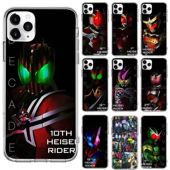 Kamen Rider Telefón puzdro Pre iphone 13 12 11 8 7 plus mini x xs xr pro max Transparentné mäkké
