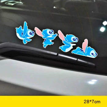 Kreatívne Odtlačkový Auto Dekorácie Cartoon Nálepka pre Hyundai Akcent I30 I35 Santa Fe Solaris Elantra Diely,11 cm*7 cm