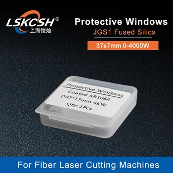 LSKCSH 10pcs/veľa Ochranné Windows Veľkosť: 37*7mm Quartz kremenného Fiber Laser P0595-58601 D37 d7 0-4000W Rezanie Laserom