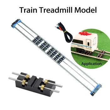 Mierka 1:87 HO Vlak Železničnej Trate Bežecký Model Štandardné Roller s 8 Vozíky Sledovať Ložisko Diorama Príslušenstvo Súpravy