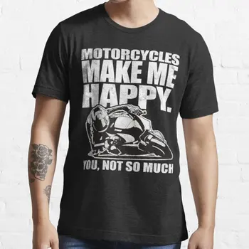 Motocykle, Aby som bol Šťastný, Nie Ste Oveľa tričko pre Jawa Plyn Daelim KTM Ghezzi Beta Suzuki