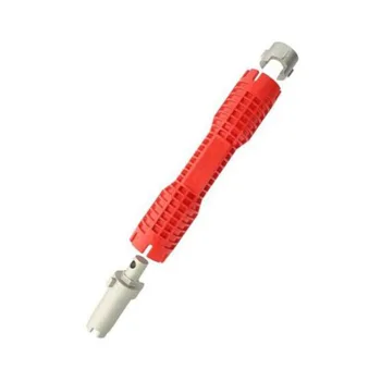 Multifunkčné vodovodné potrubia kľúča Batérie a Drezu Installer Kľúča Červený Ľahký Extra Dlhé Design Tool