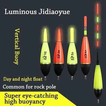 Nové Elektronické LED Svetelné Bóje Štrajk Svetlo Stick Plaváky Indikátor Rybárske Lure Plaváky Bobbers