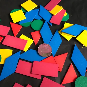 Nový Obrázok Aritmetický Dieťa Matematika Kruhové Farebné Drevené Hračky Matematika Geometria Dreva Čip Montessori Vzdelávania, Vzdelávacie Hračky pre Deti,