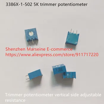 Originál Nové 100% 3386X-1-502 5K zastrihávač potenciometer vertikálne bočné nastaviteľné odporu (PREPÍNAČ)