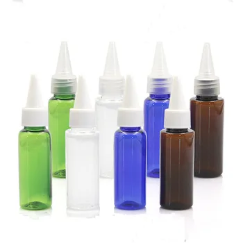 Prázdne Plastové Fľaše 20ml Plastové Kozmetické Kontajner Transparentné Tip Spp Fľaše Prázdne Kozmetické Balenia Modrá Spp Container50pcs
