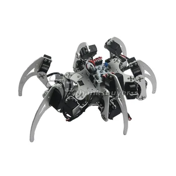 Radič Celý Set & MG996R Serva 18DOF Hliníkové Hexapod Spider Šesť Nohy Robot