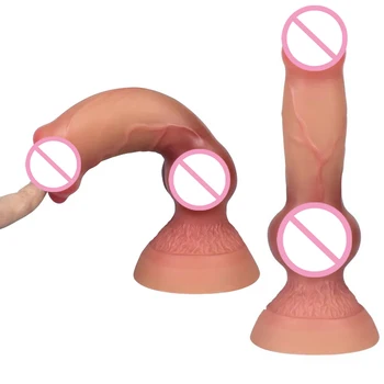 Realistické Dildo Silikónový análny konektor pre mužov a ženy, masturbácia dvore sex dodáva mäkké fisting SM dildo sex dospelých dodávky