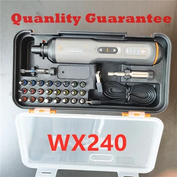 RÝCHLE dodanie Elektrický skrutkovač WX240 malé nabíjateľná automatické skrutkovač ručné vŕtačky multi-funkčné elektrické dávkový nástroj
