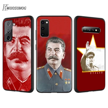 Silikónové Krytie Stalin Sovietskeho zväzu Pre Samsung Galaxy S21 S20 FE Ultra S10 S10E Lite S9 S8 S7 Okraji Plus Telefón Prípade