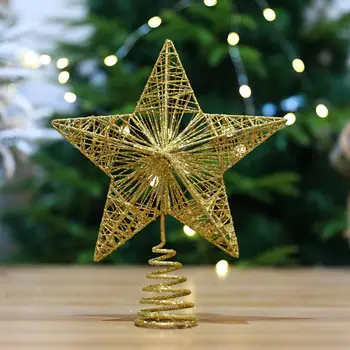 Svieti Vianočný Strom-Hviezdičkový Vynikajúci Iron Art, Ozdoby Na Vianočný Večierok Vianočný Stromček Vňaťou DIY Dekorácie, Doplnky