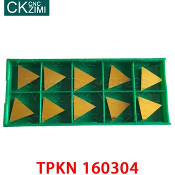 TPKN160304 TPKN 160304 karbidu frézovanie, Sústruženie trojuholník vložky CNC nástroje TPKR 1603
