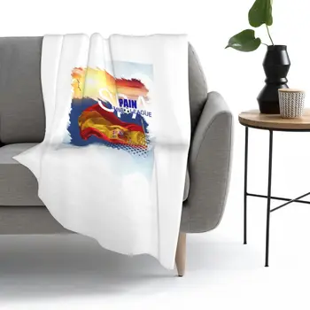Vlajka Španielska Hodiť Deka Fleece Hodiť Deka TV Prikrývky Gauč deka Plyšové Flanelové Teplých postelí Na Domáce cestovné Dospelých dieťa