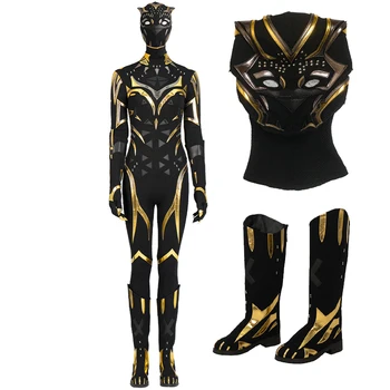Vysoká Kvalita Halloween Kostým Wakanda Navždy Shuri Cosplay Kostým Sestra Ženská Panther Vyhovovali Ženy Oblečenie