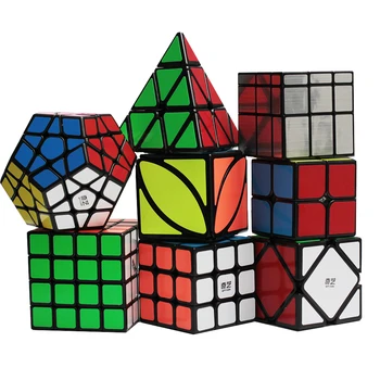 ZCUBE 8PCS/Set Darčekové Balenie Magic Cube Nastaviť 2x2x2 3x3x3 4x4x4 Zrkadlo Rýchlosť Kocky, Puzzle, Hračky Pre Deti Profesionálnych Twist Kocky