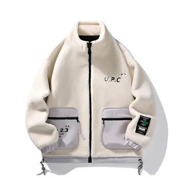 zimné bundy pre mens bunda U. S. C cashmere fleece bundy kabáty vestes jaqueta masculina plus veľkosť oblečenie mužov