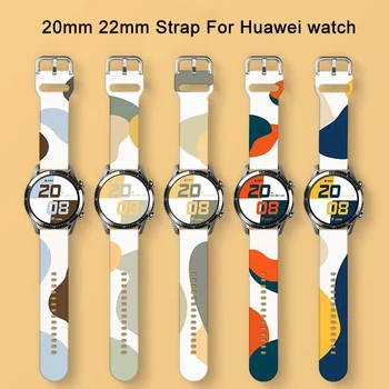 20 mm 22 mm watchband Tekutý silikónový Morandi Popruh Pre Huawei sledovať Gt2 GT3 GT Runner GT 2pro /watch3/ 3pro Nahradiť zápästie