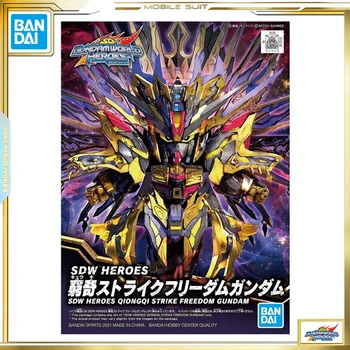 BANDAI SD Gundam Sdw Hrdinovia Qiongqi Štrajk Slobody Gundam Model Hračky Darček